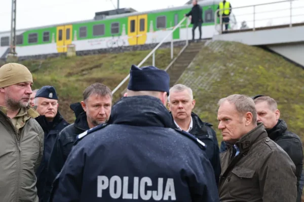 Premier rozmawiający ze służbami po eksplozji torów